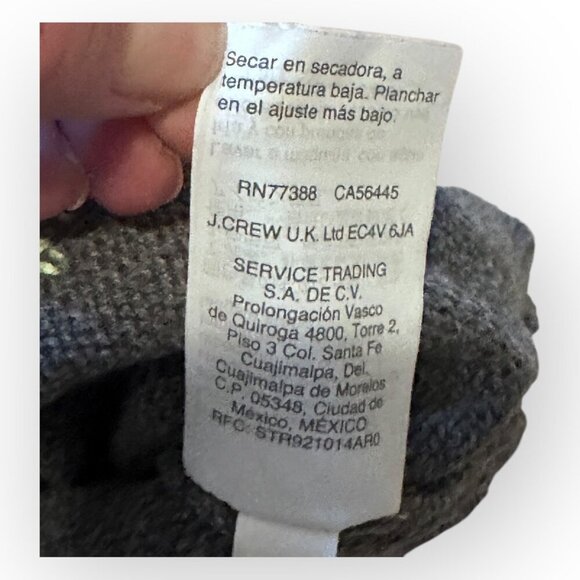 Crewcuts by JCrew Kids Gray Sweater with Neon Glow In Dark Monster Boys Size 3T - Picture 7 of 13